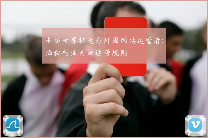 专访世界杯竞彩外围网站运营者:揭秘行业内部运营规则